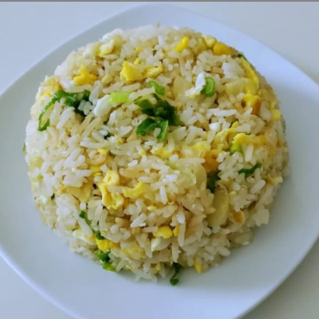 Plain Fried Rice with Egg.