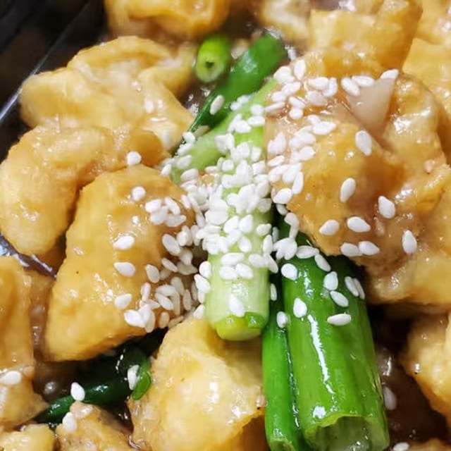 Crispy Tofu Stir-fry.
