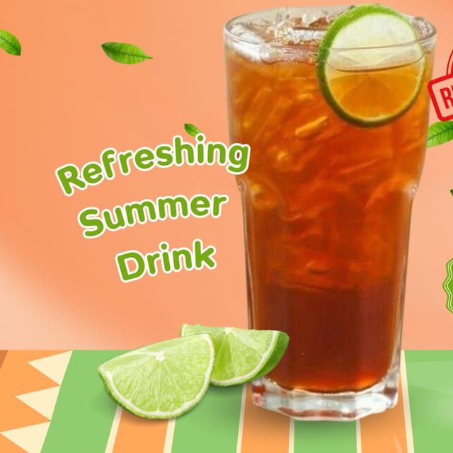 Manow Iced Tea (Lime Iced Tea).