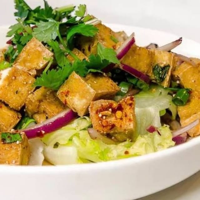 Larb - Fried Tofu.