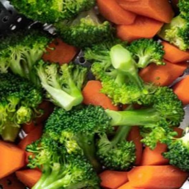 Steamed Vegetables.